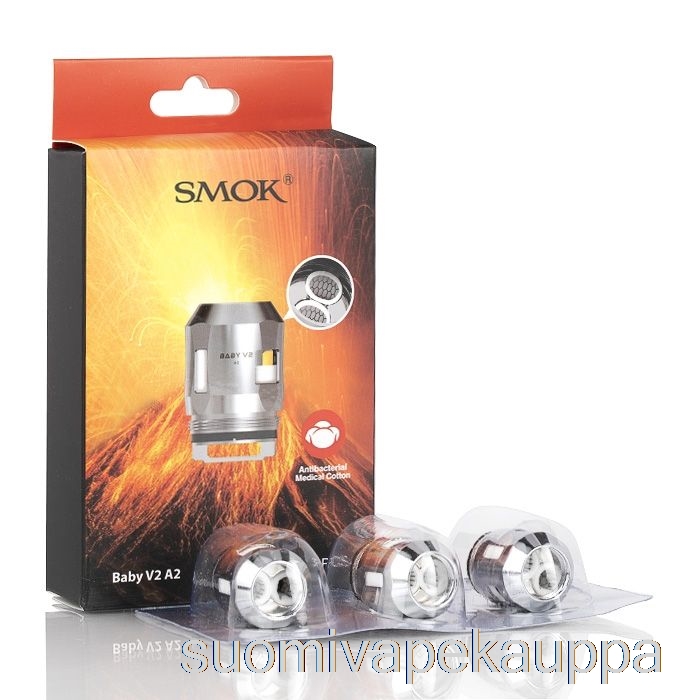 Vape Kauppa Smok Tfv8 Baby V2 Vaihtokelat 0.2ohm Baby V2 A2 Dual Coils (ss)